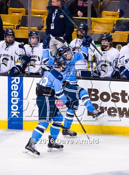 Thumbnail 1 in Franklin vs St. Mary's (MIAA Division 1 Final) photogallery.