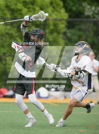 Thumbnail 2 in Shoreham-Wading River vs Rye (Class 3 Semifinal) photogallery.