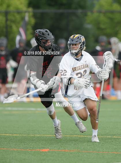 Thumbnail 2 in Shoreham-Wading River vs Rye (Class 3 Semifinal) photogallery.