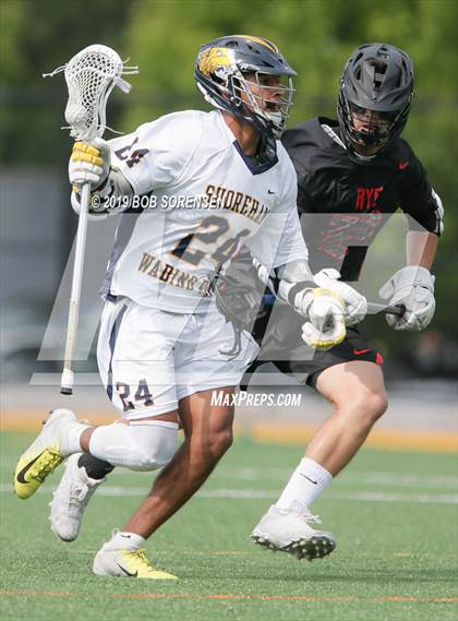 Thumbnail 2 in Shoreham-Wading River vs Rye (Class 3 Semifinal) photogallery.