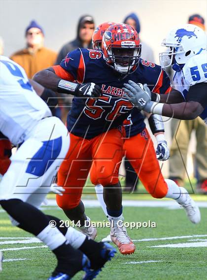 Thumbnail 2 in Lincoln vs. Mountain Lakes (NJSIAA North 2 Group 2 Final) photogallery.