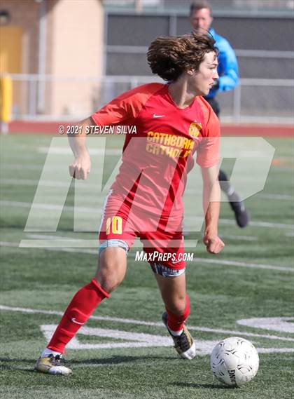 Thumbnail 3 in Cathedral Catholic vs. San Pasqual (CIF SDS Open Division Final) photogallery.