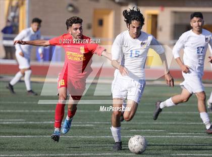 Thumbnail 2 in Cathedral Catholic vs. San Pasqual (CIF SDS Open Division Final) photogallery.