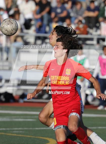 Thumbnail 3 in Cathedral Catholic vs. San Pasqual (CIF SDS Open Division Final) photogallery.