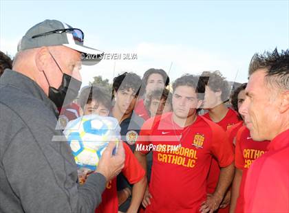 Thumbnail 2 in Cathedral Catholic vs. San Pasqual (CIF SDS Open Division Final) photogallery.