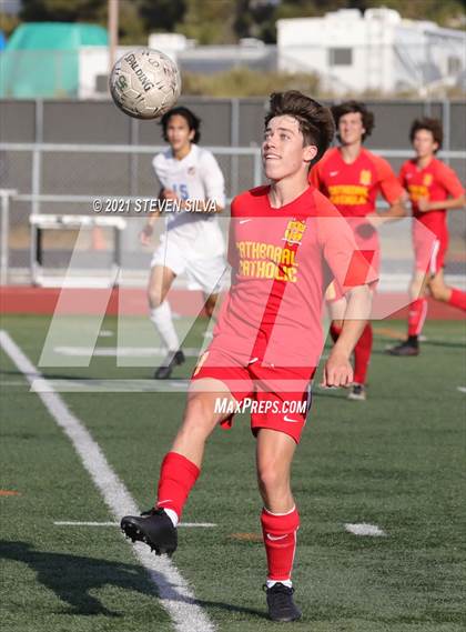 Thumbnail 2 in Cathedral Catholic vs. San Pasqual (CIF SDS Open Division Final) photogallery.
