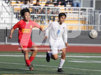 Thumbnail 3 in Cathedral Catholic vs. San Pasqual (CIF SDS Open Division Final) photogallery.