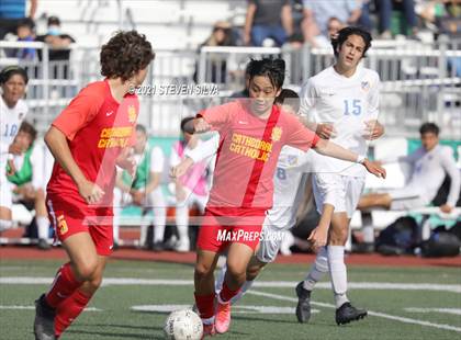Thumbnail 2 in Cathedral Catholic vs. San Pasqual (CIF SDS Open Division Final) photogallery.