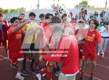 Thumbnail 2 in Cathedral Catholic vs. San Pasqual (CIF SDS Open Division Final) photogallery.