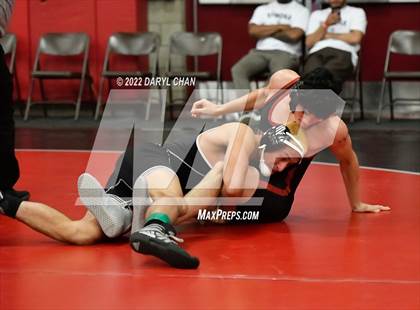 Thumbnail 3 in Bonita vs Patriot, Canyon Springs vs Glendora (CIF Southern Section Wrestling Championships) photogallery.