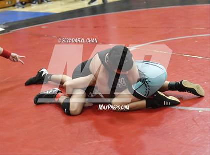 Thumbnail 2 in Bonita vs Patriot, Canyon Springs vs Glendora (CIF Southern Section Wrestling Championships) photogallery.