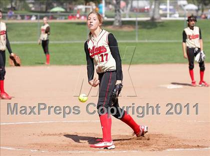 Thumbnail 1 in Village Christian vs. Burroughs (Simi Tournament) photogallery.