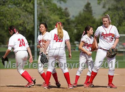 Thumbnail 2 in Village Christian vs. Burroughs (Simi Tournament) photogallery.