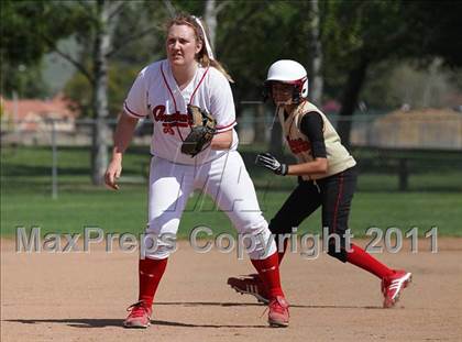 Thumbnail 3 in Village Christian vs. Burroughs (Simi Tournament) photogallery.