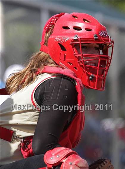 Thumbnail 3 in Village Christian vs. Burroughs (Simi Tournament) photogallery.