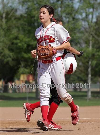 Thumbnail 2 in Village Christian vs. Burroughs (Simi Tournament) photogallery.