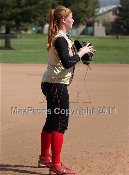 Thumbnail 2 in Village Christian vs. Burroughs (Simi Tournament) photogallery.