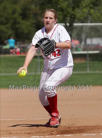 Thumbnail 3 in Village Christian vs. Burroughs (Simi Tournament) photogallery.