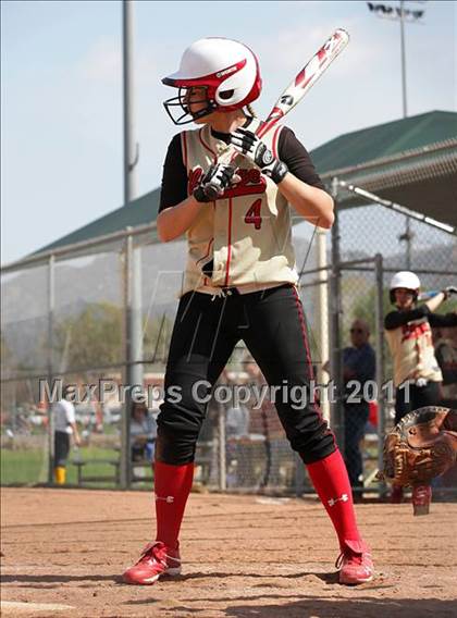 Thumbnail 3 in Village Christian vs. Burroughs (Simi Tournament) photogallery.