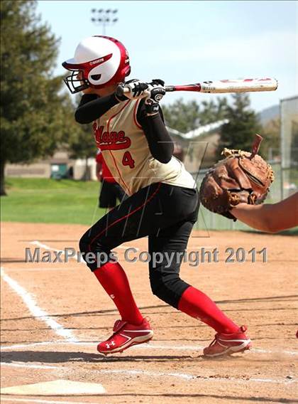 Thumbnail 2 in Village Christian vs. Burroughs (Simi Tournament) photogallery.