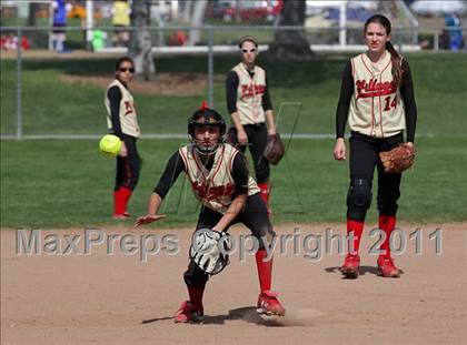 Thumbnail 3 in Village Christian vs. Burroughs (Simi Tournament) photogallery.