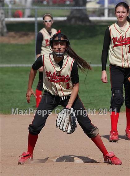 Thumbnail 2 in Village Christian vs. Burroughs (Simi Tournament) photogallery.