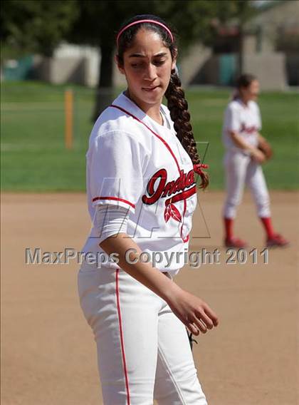 Thumbnail 3 in Village Christian vs. Burroughs (Simi Tournament) photogallery.