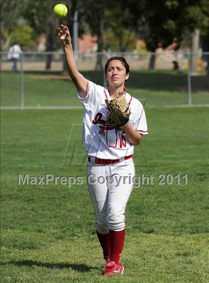 Thumbnail 3 in Village Christian vs. Burroughs (Simi Tournament) photogallery.