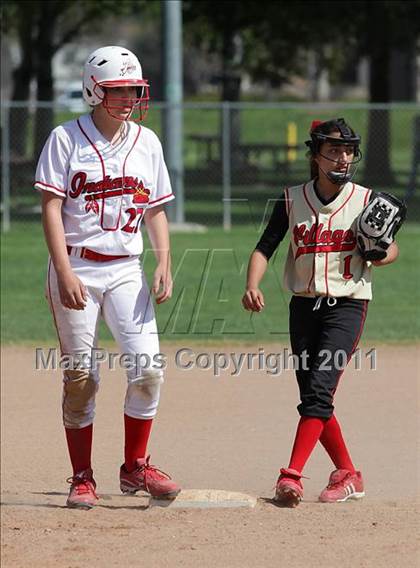 Thumbnail 3 in Village Christian vs. Burroughs (Simi Tournament) photogallery.