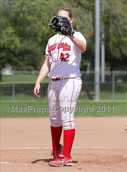 Thumbnail 2 in Village Christian vs. Burroughs (Simi Tournament) photogallery.