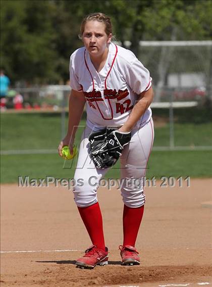 Thumbnail 2 in Village Christian vs. Burroughs (Simi Tournament) photogallery.
