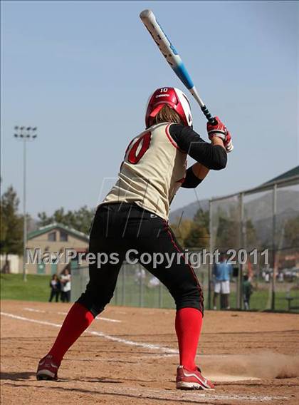 Thumbnail 2 in Village Christian vs. Burroughs (Simi Tournament) photogallery.