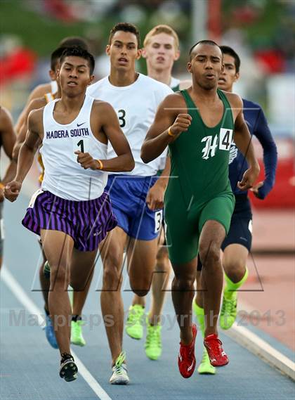 Thumbnail 1 in CIF State Track & Field Championships (Boys 800m) photogallery.