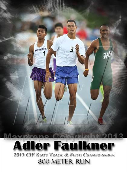 Thumbnail 2 in CIF State Track & Field Championships (Boys 800m) photogallery.