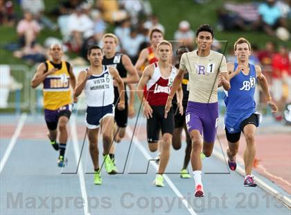 Thumbnail 1 in CIF State Track & Field Championships (Boys 800m) photogallery.