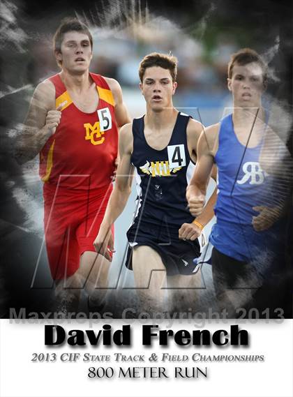 Thumbnail 3 in CIF State Track & Field Championships (Boys 800m) photogallery.