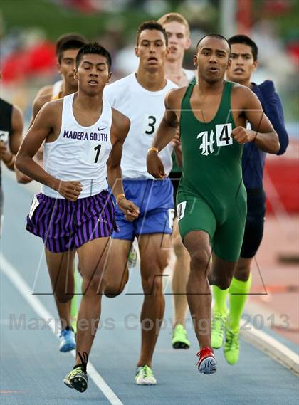 Thumbnail 1 in CIF State Track & Field Championships (Boys 800m) photogallery.
