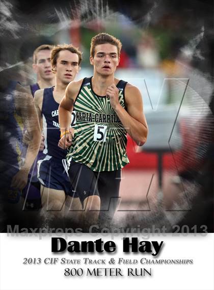 Thumbnail 2 in CIF State Track & Field Championships (Boys 800m) photogallery.