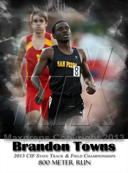 Thumbnail 1 in CIF State Track & Field Championships (Boys 800m) photogallery.