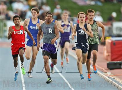 Thumbnail 1 in CIF State Track & Field Championships (Boys 800m) photogallery.