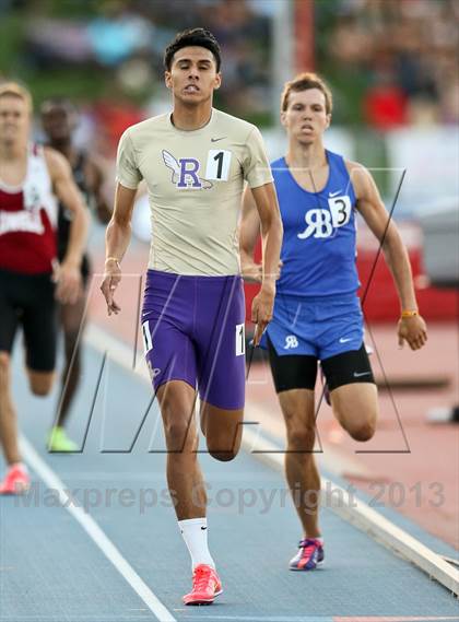 Thumbnail 1 in CIF State Track & Field Championships (Boys 800m) photogallery.