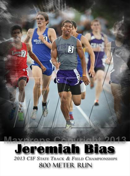 Thumbnail 2 in CIF State Track & Field Championships (Boys 800m) photogallery.