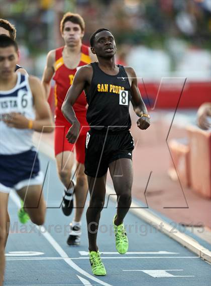 Thumbnail 1 in CIF State Track & Field Championships (Boys 800m) photogallery.