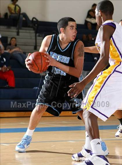 Thumbnail 1 in Lynwood vs. Precision (MLK Hoops Shootout) photogallery.