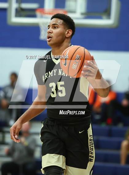 Thumbnail 3 in Army-Navy vs  Oak Park (Sierra Canyon Super Showcase) photogallery.