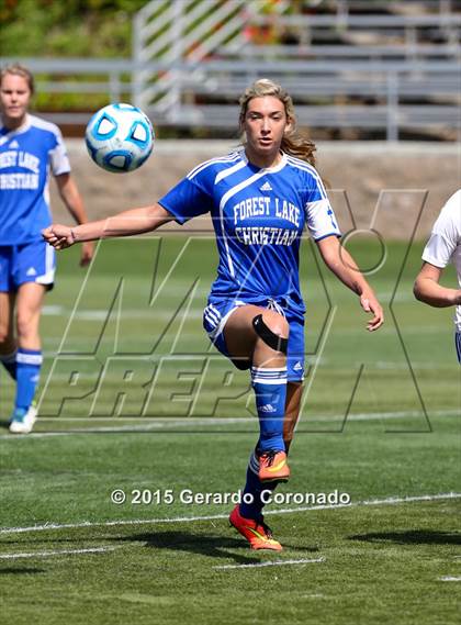 Thumbnail 1 in Ripon Christian vs Forest Lake Christian (CIF-SJS D7 Final) photogallery.