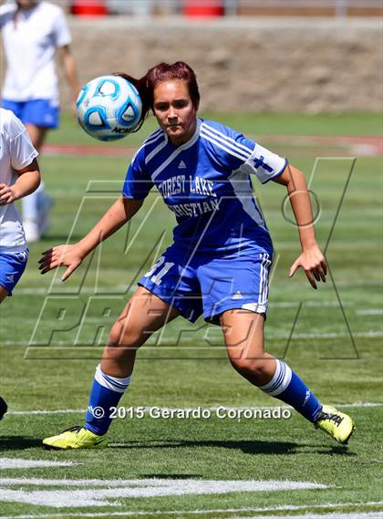 Thumbnail 1 in Ripon Christian vs Forest Lake Christian (CIF-SJS D7 Final) photogallery.