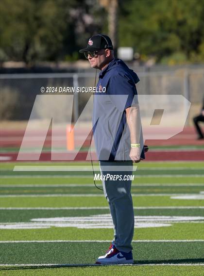 Thumbnail 3 in Scottsdale Christian Academy vs Pima (AIA 2A Division Final) photogallery.