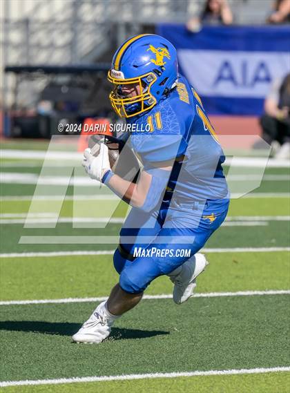 Thumbnail 2 in Scottsdale Christian Academy vs Pima (AIA 2A Division Final) photogallery.