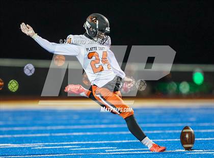 Thumbnail 2 in Platte County vs. Lincoln College Prep (MSHSAA District Championship) photogallery.